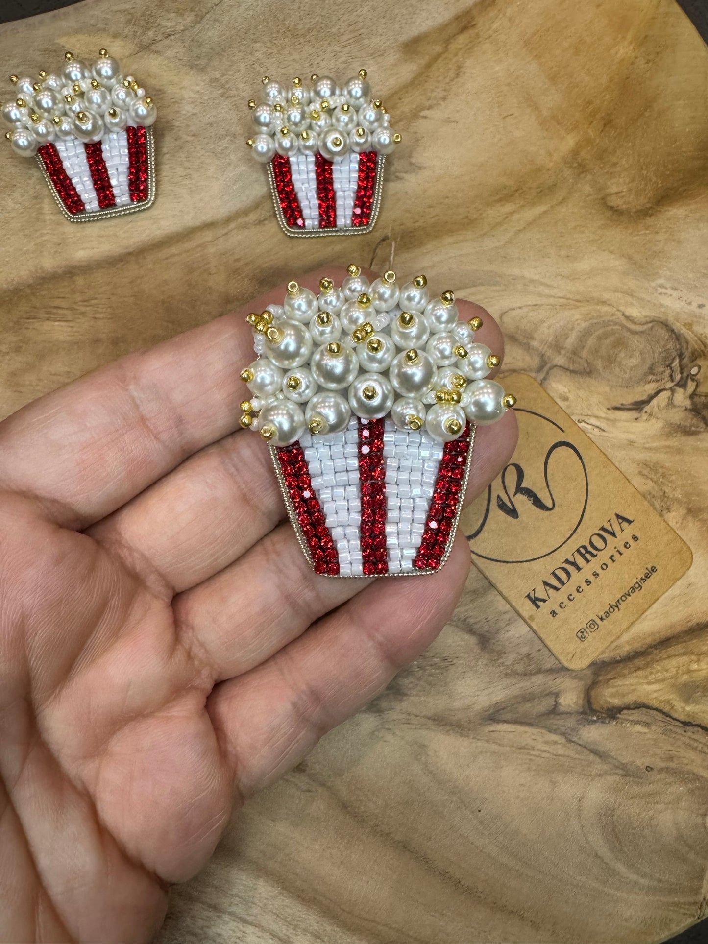 Brooch Popcorn (big)
