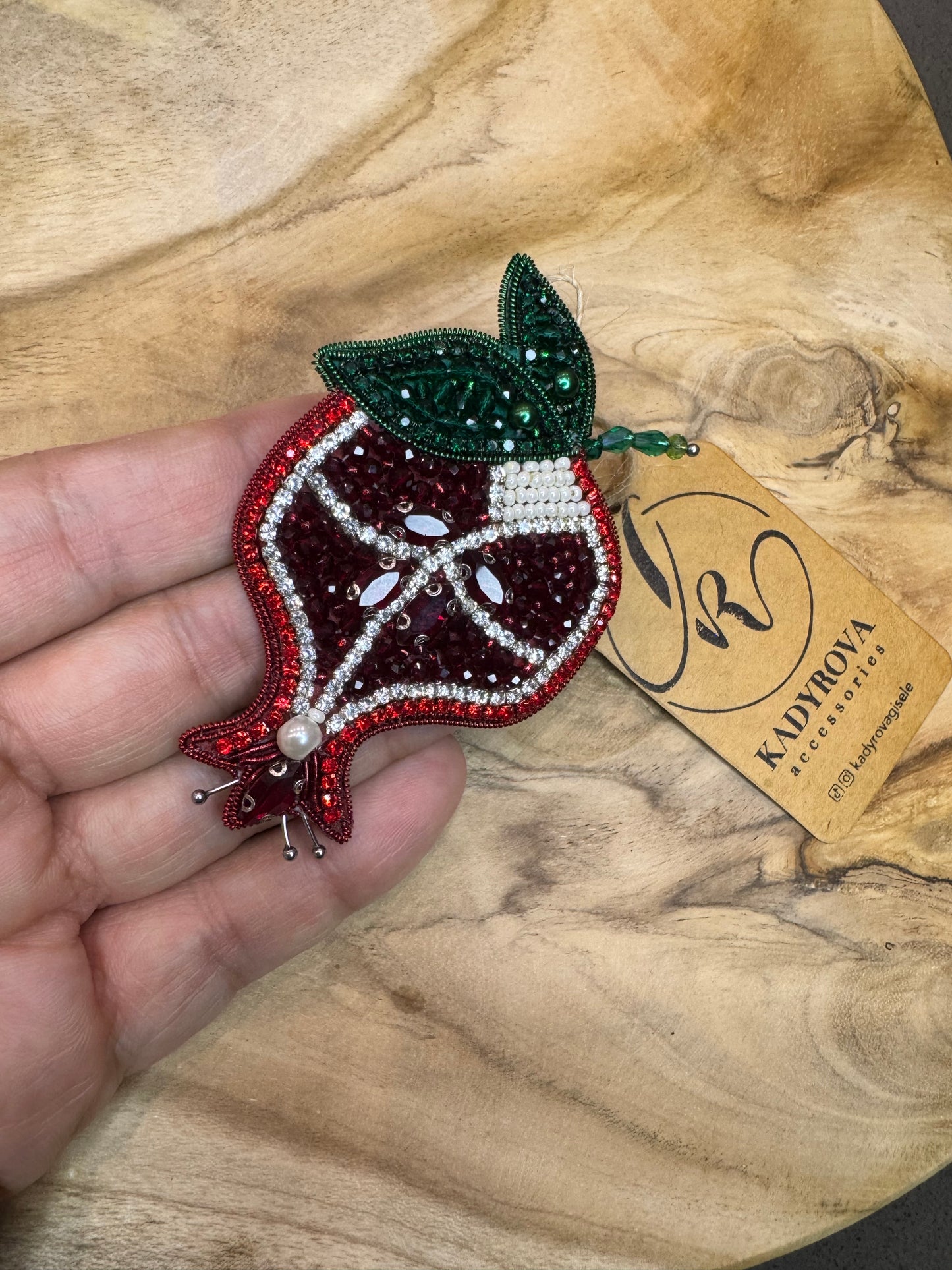 Brooch Pomegranate