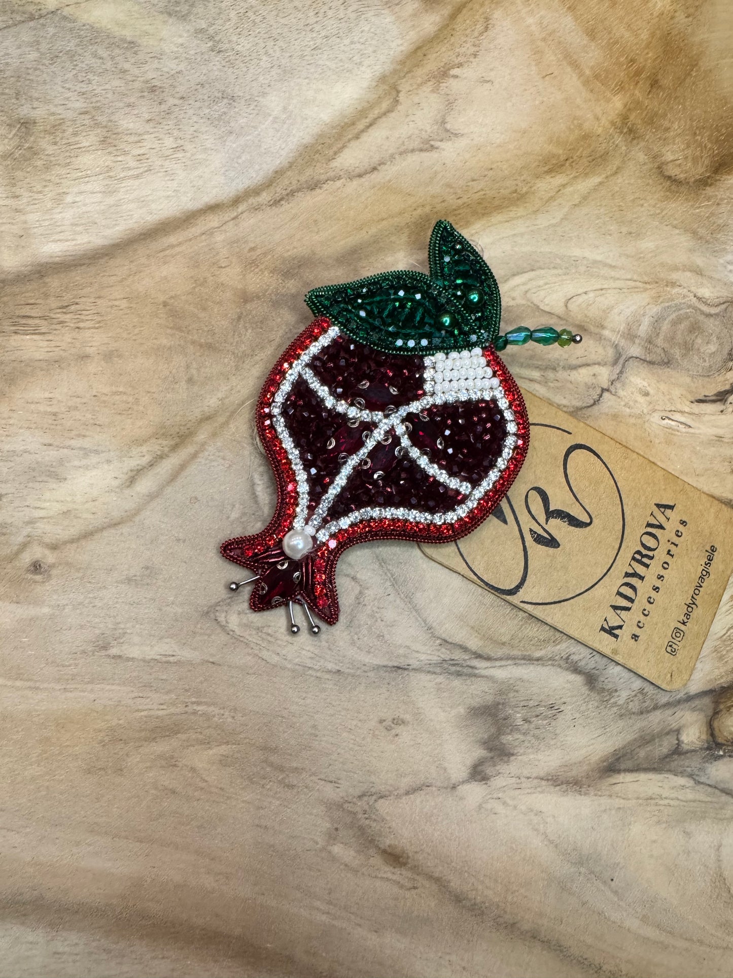 Brooch Pomegranate