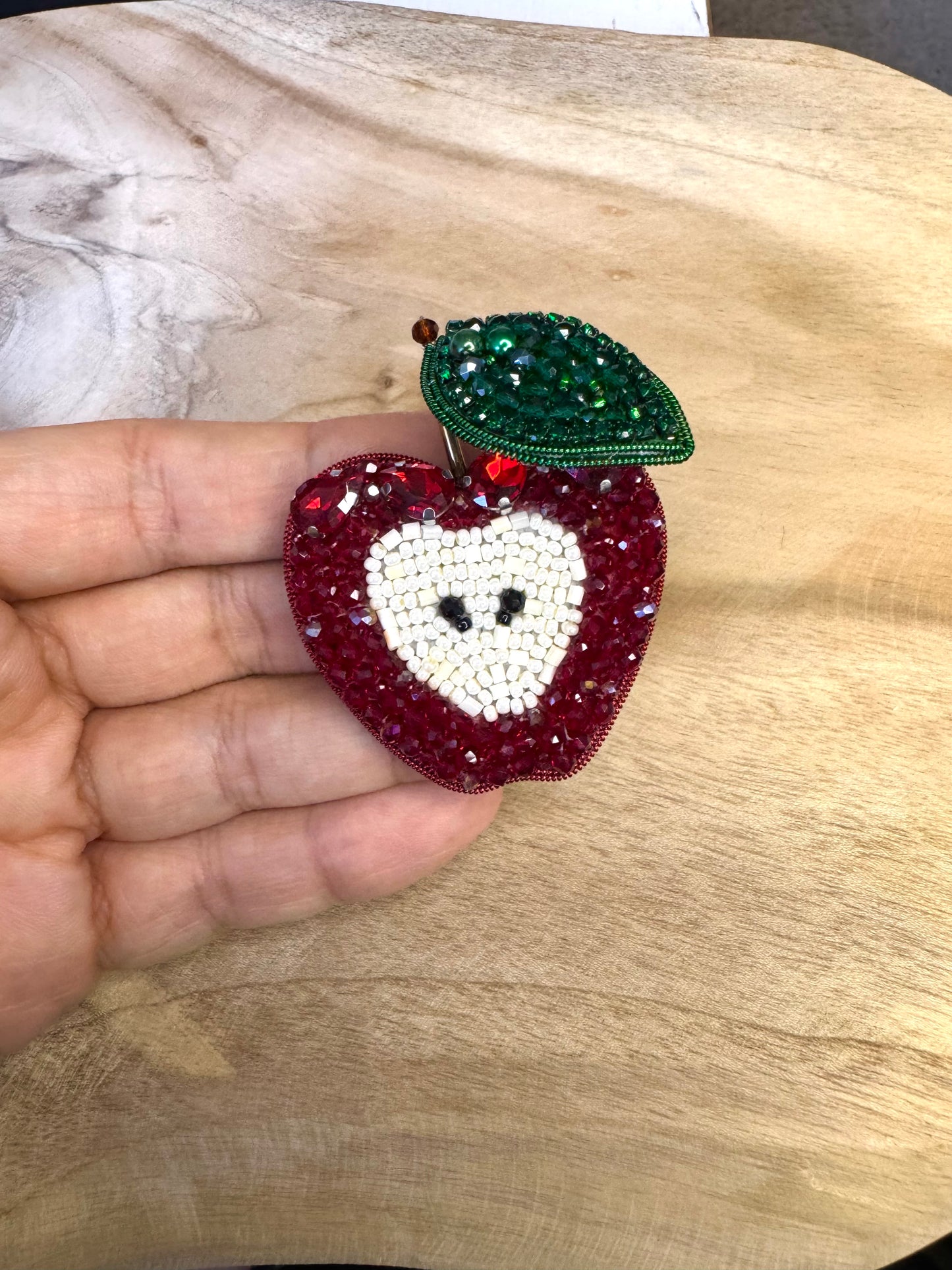 Brooch Apple