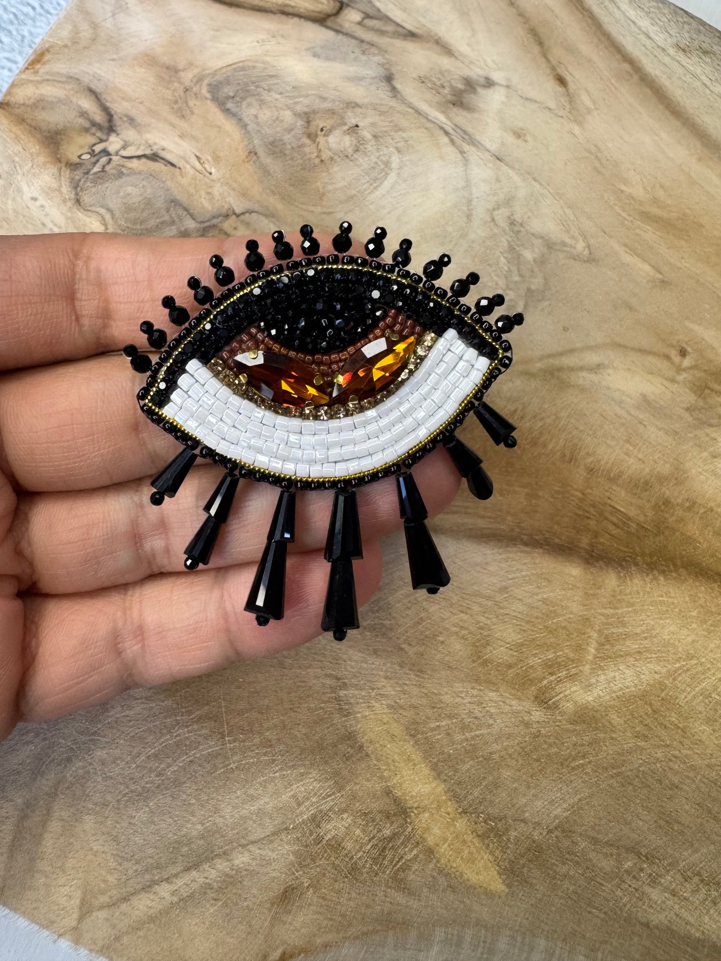 Evil Eye brooches