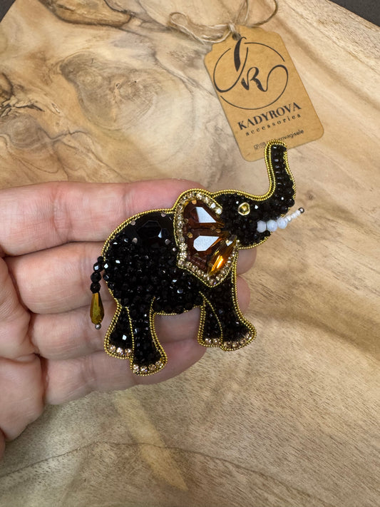 Elephant brooch