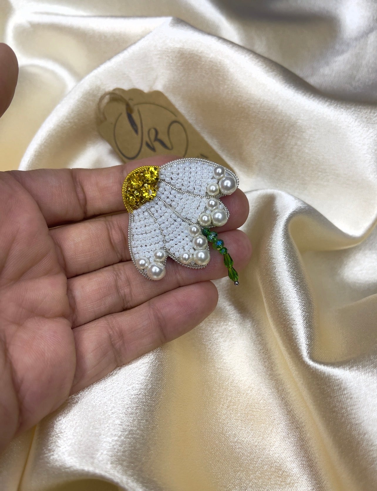 Brooch Chamomile mini
