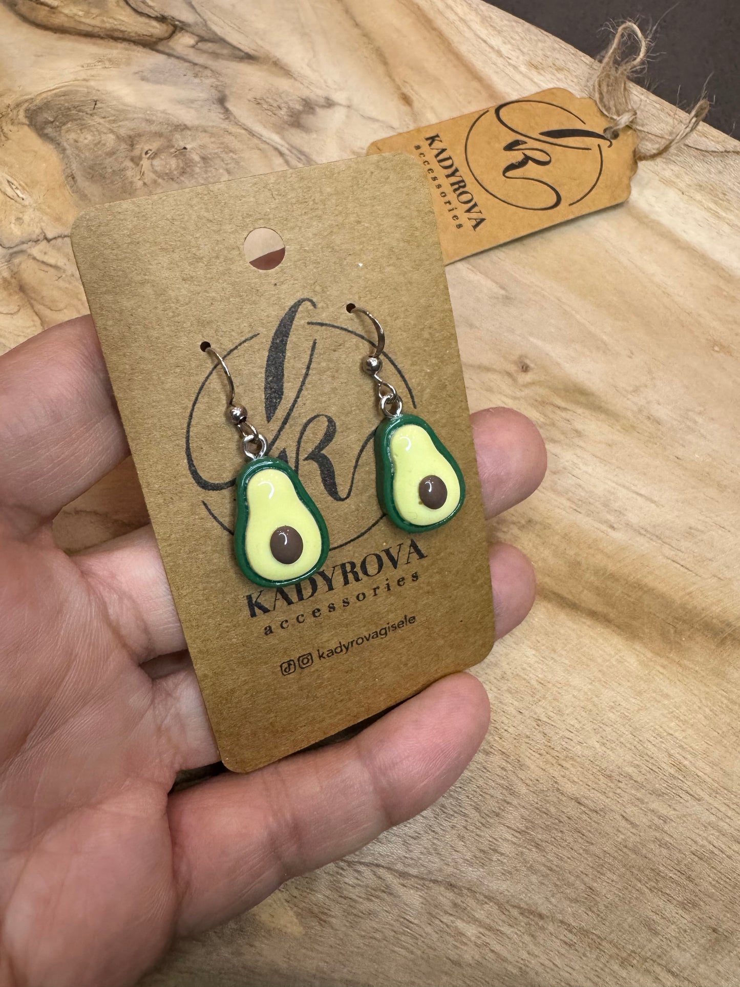 Avocado earrings
