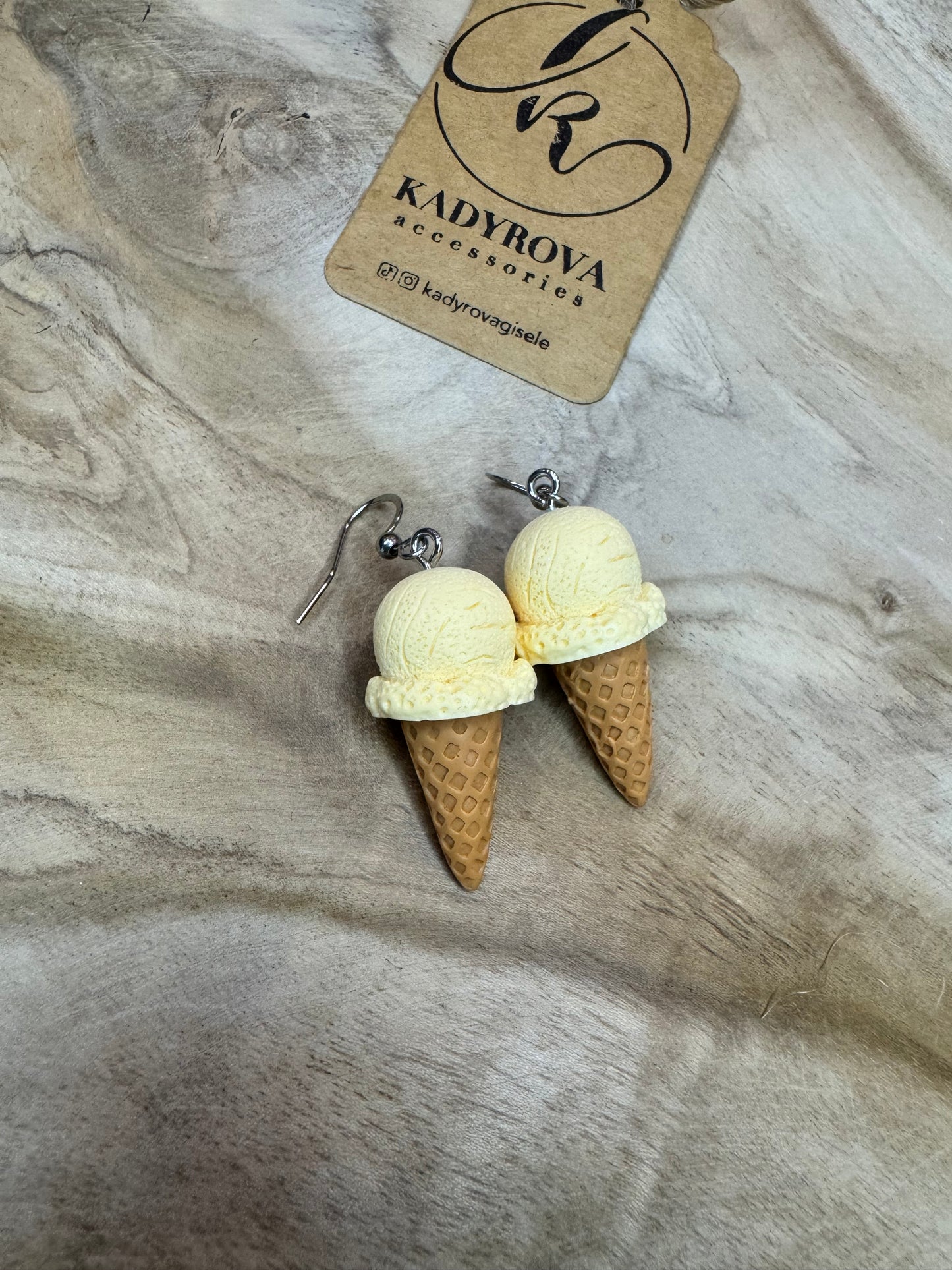 Ice-cream earrings