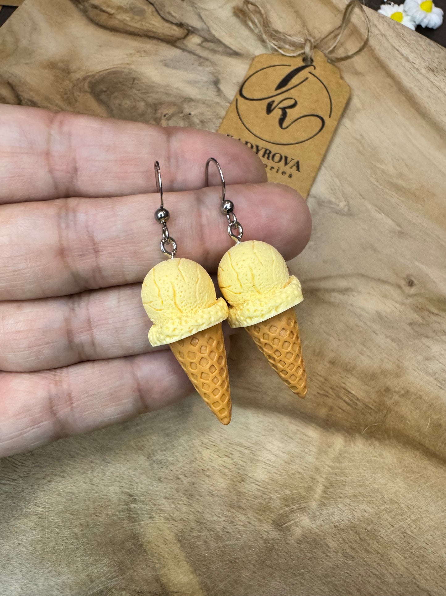 Ice-cream earrings