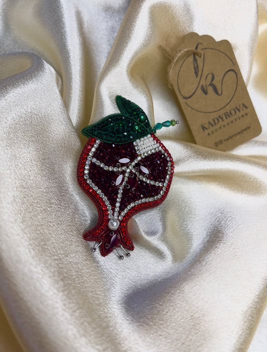 Brooch Pomegranate