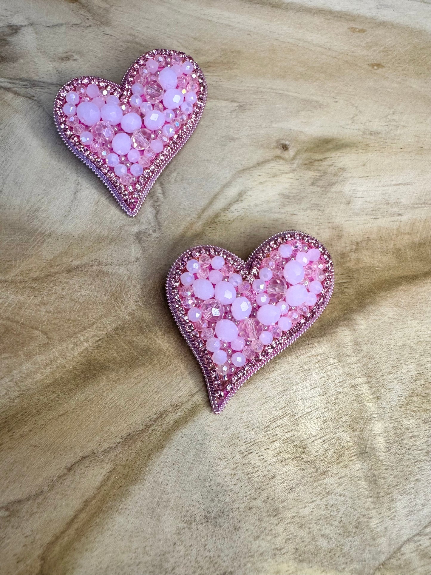 Brooch Pink heart