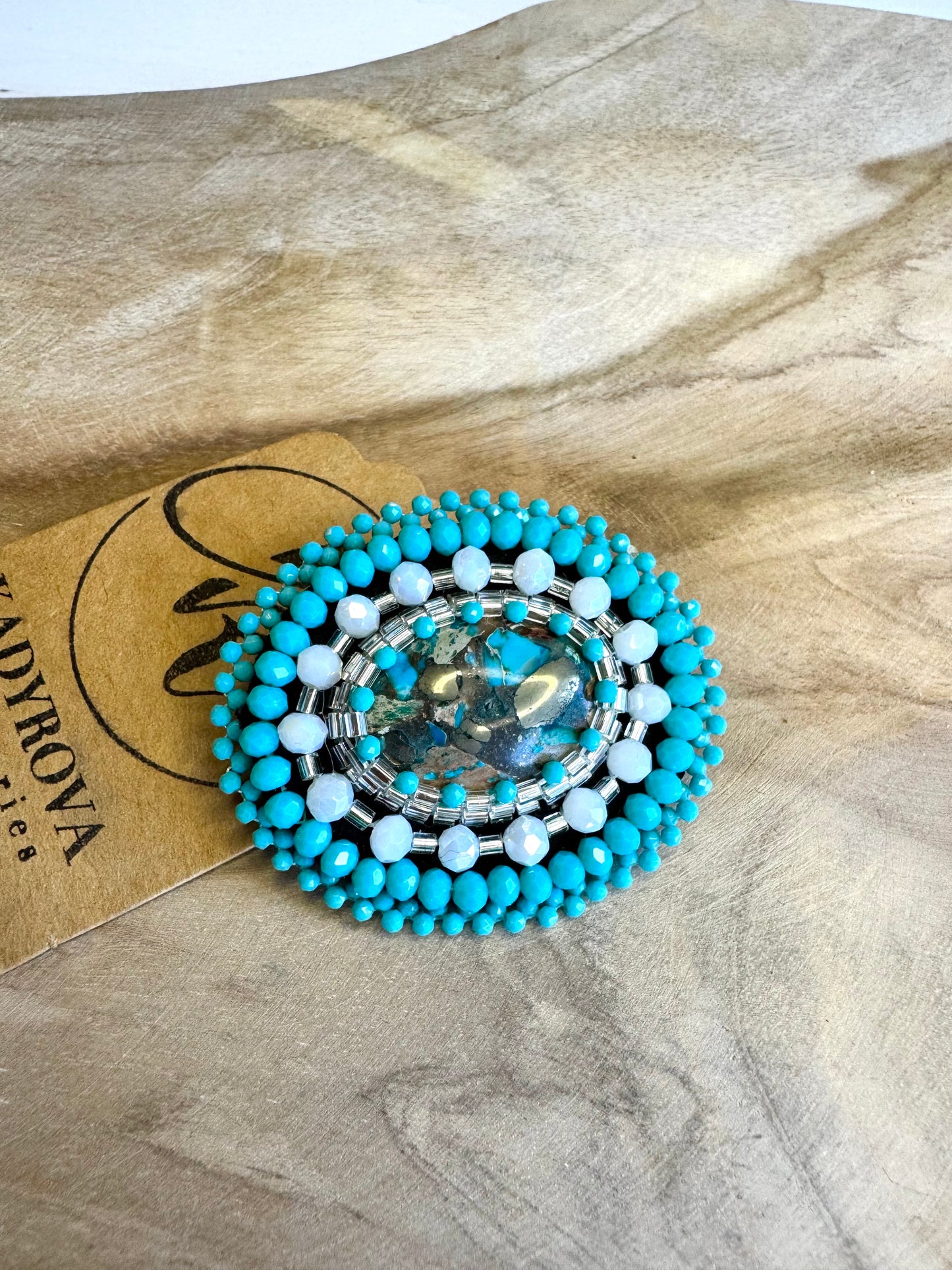 Brooch “Turquoise”