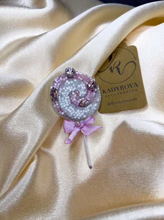 Lollipop brooch