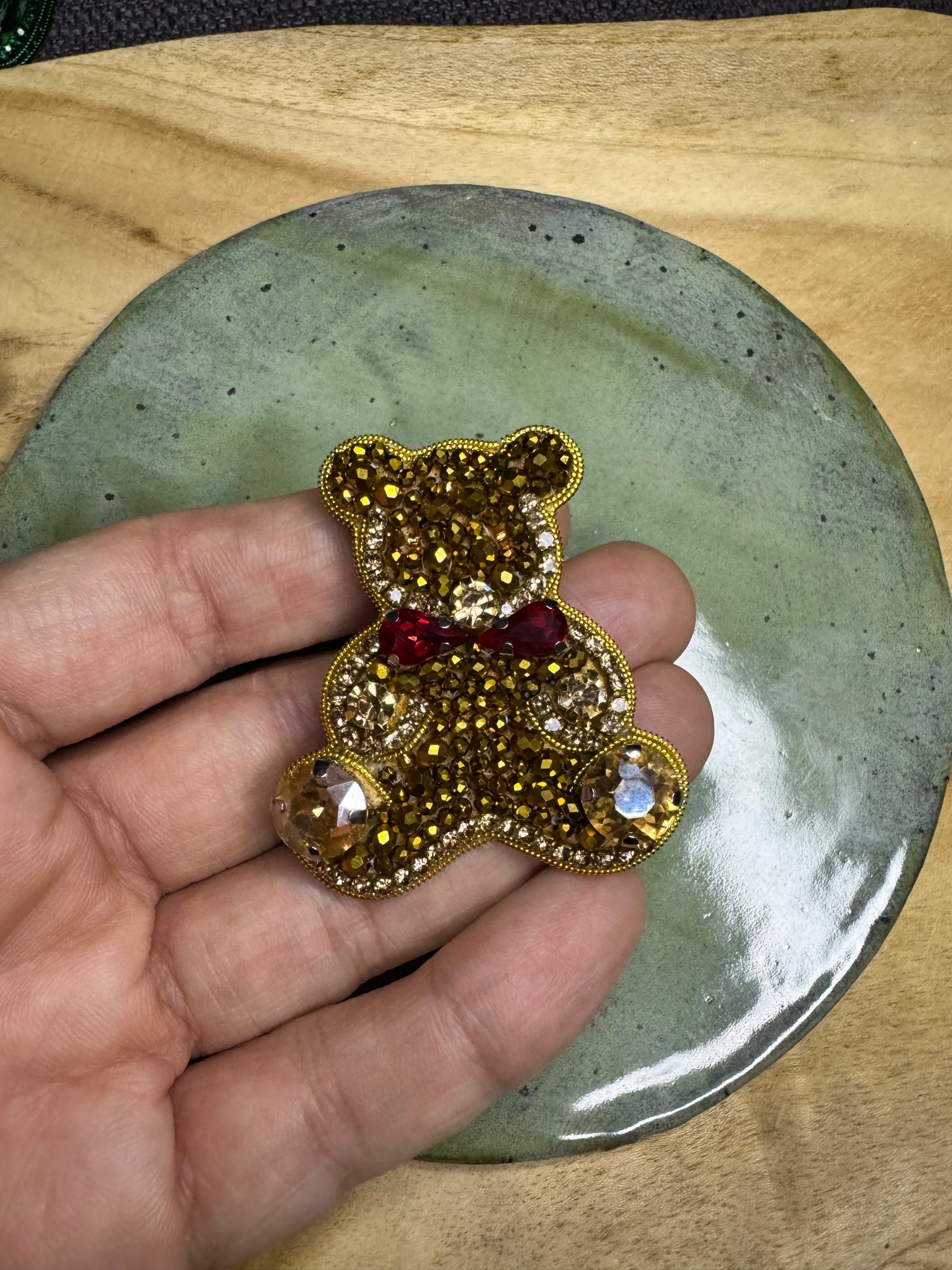 Brooch Golden bear