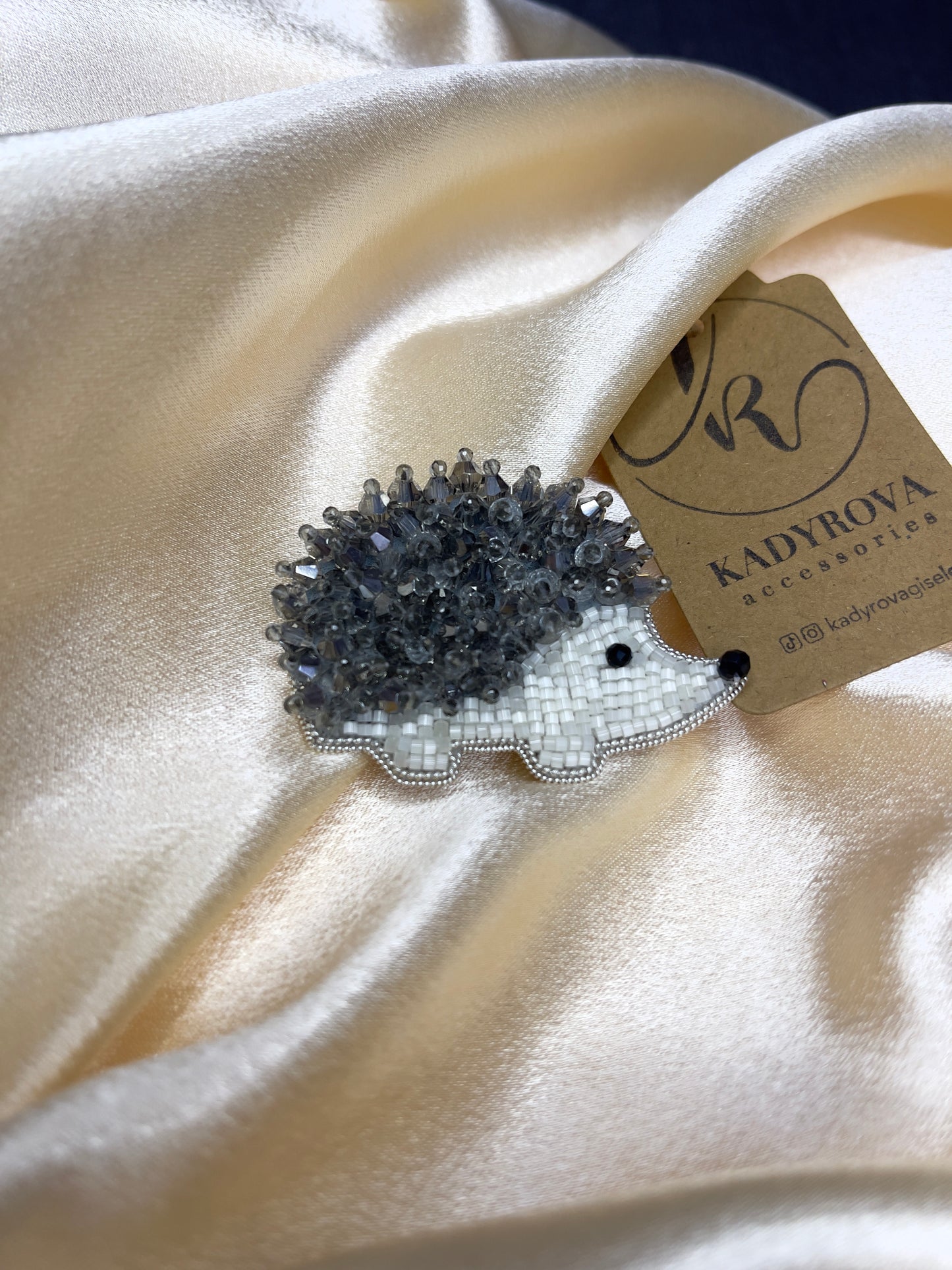 Hedgehog brooch