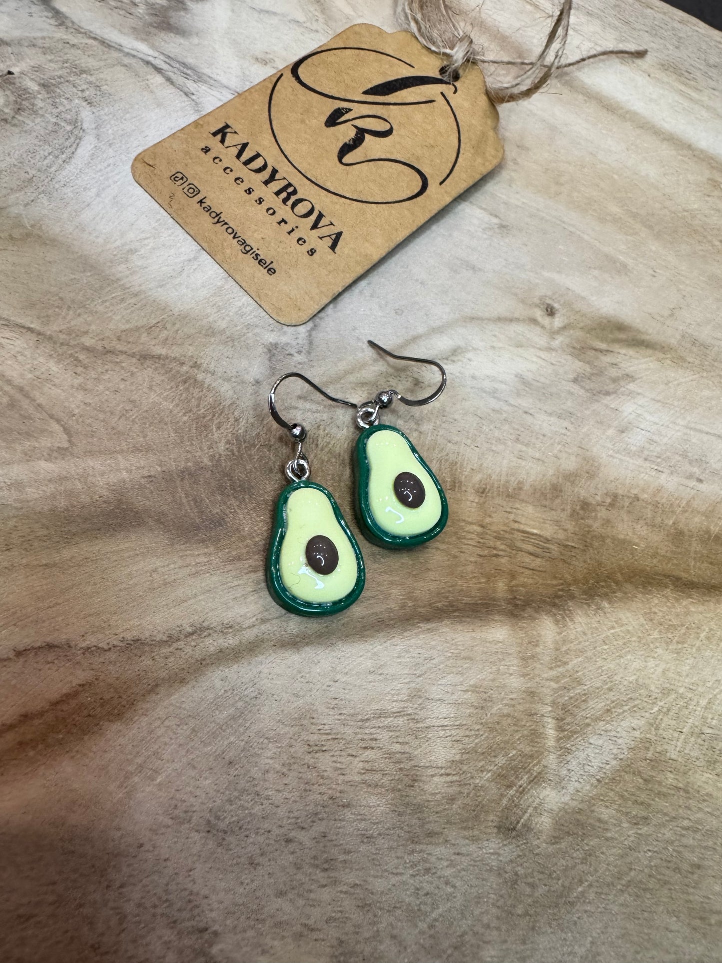 Avocado earrings