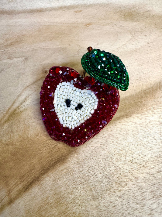 Brooch Apple