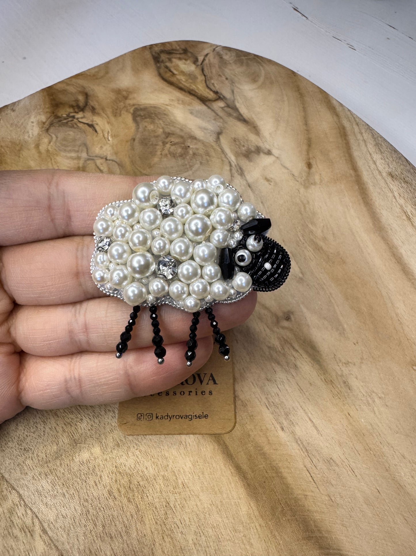 Sheep brooch