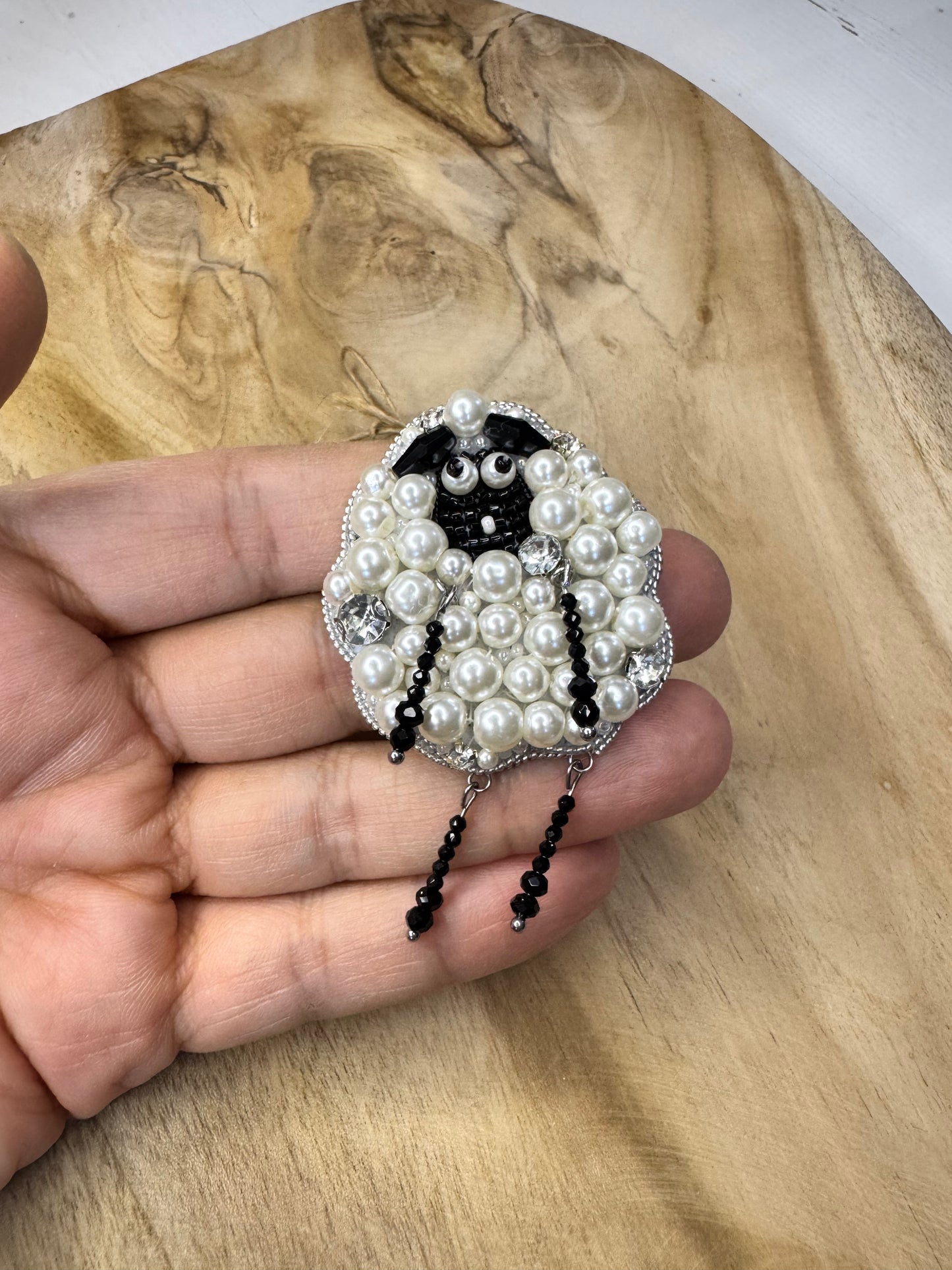 Sheep brooch