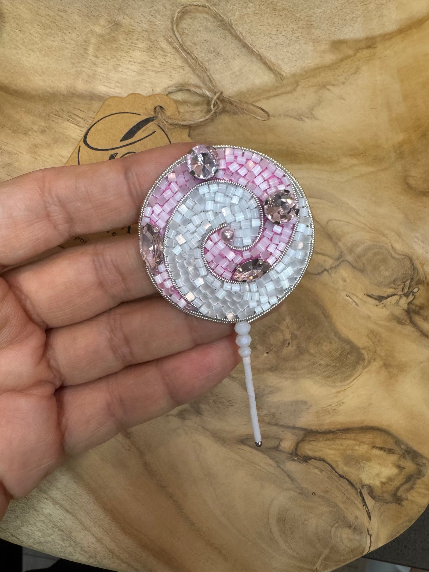 Lollipop brooch