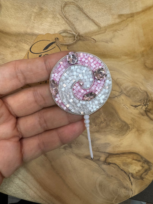Lollipop brooch