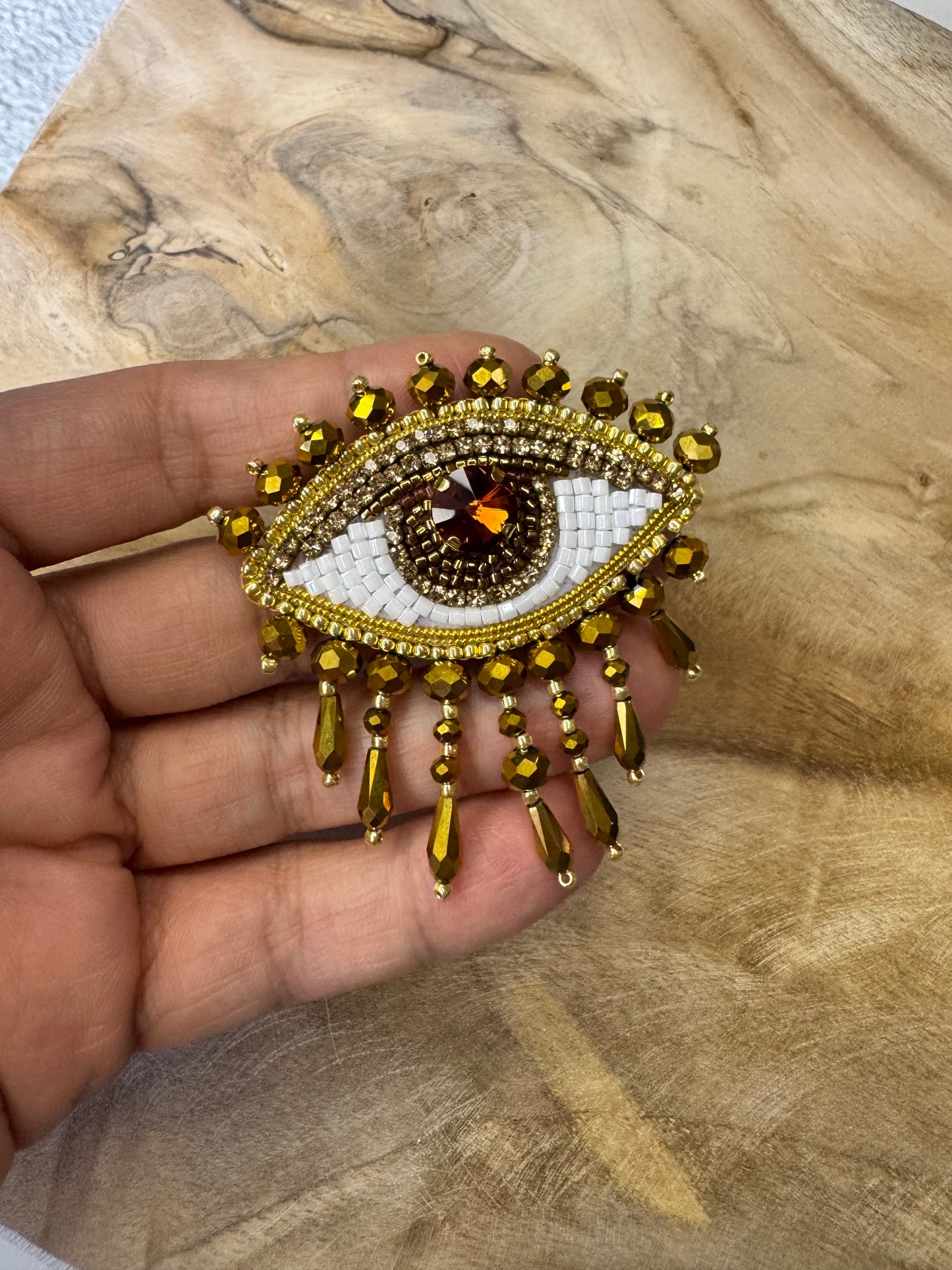 Evil Eye brooches