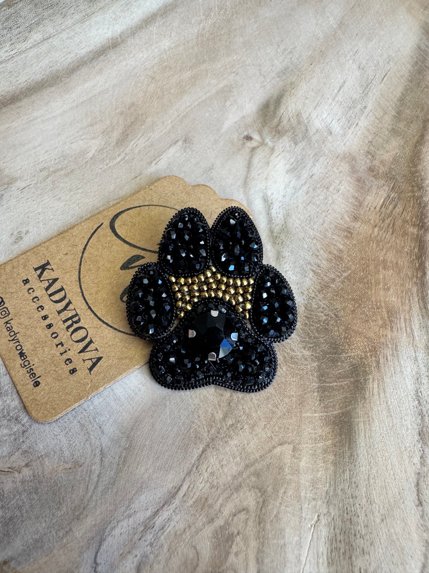 Black Paw brooch