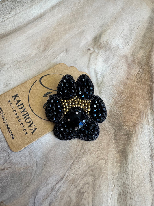 Black Paw brooch