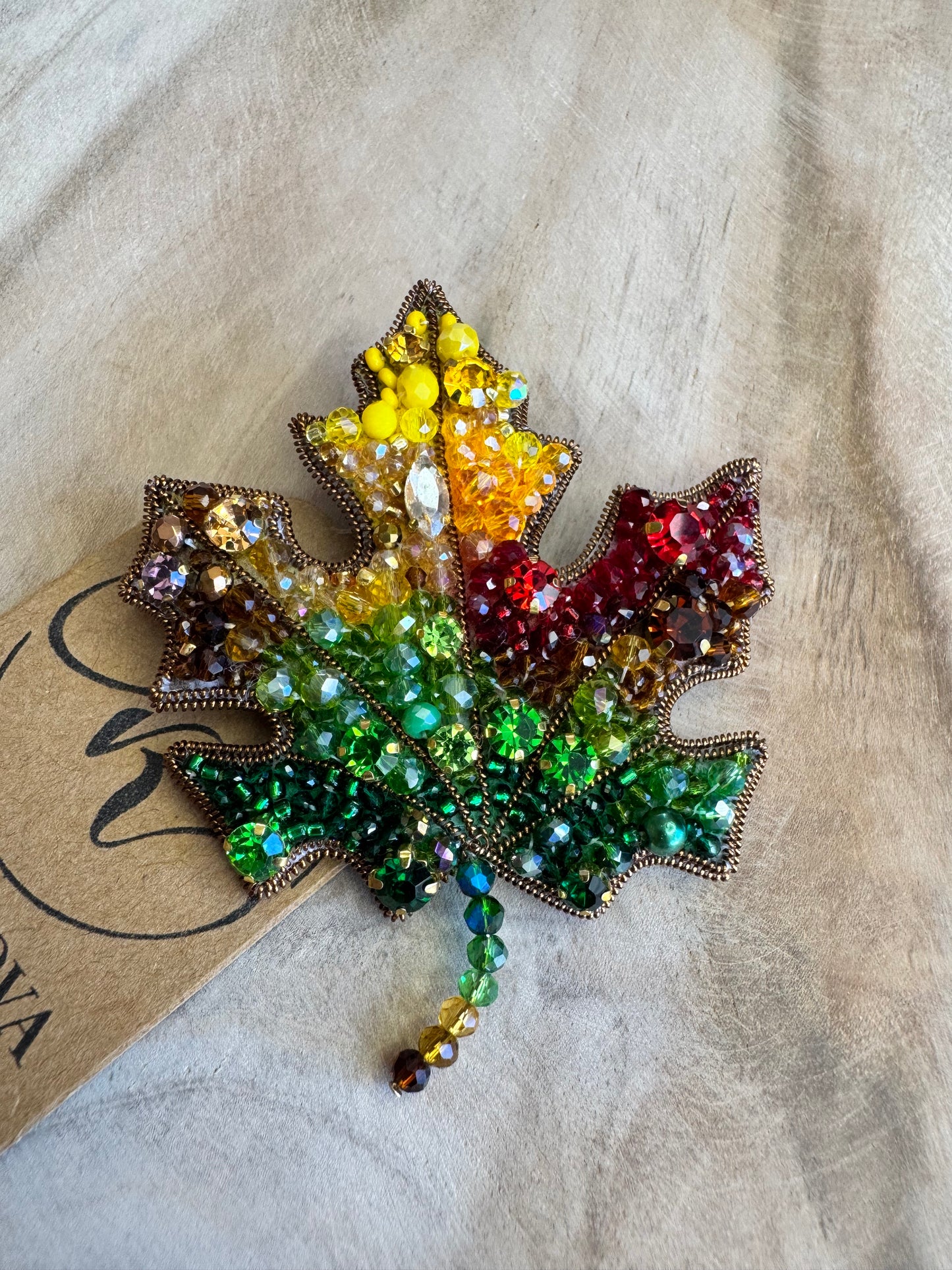 Autumn Leaf brooch