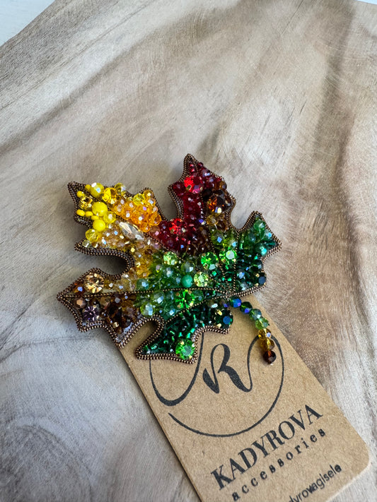Autumn Leaf brooch