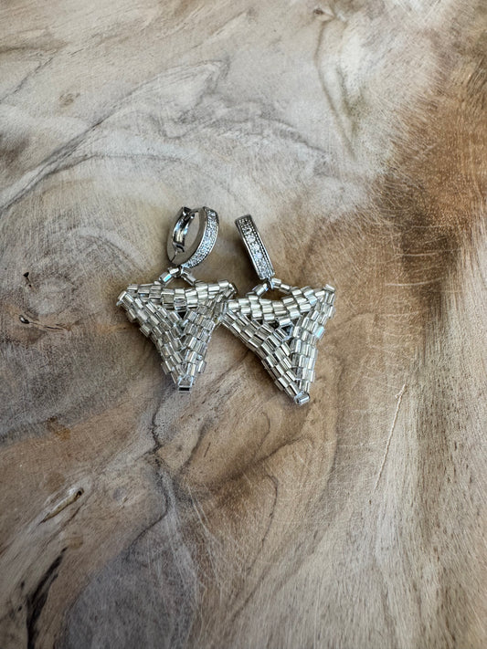 "Pyramid" earrings
