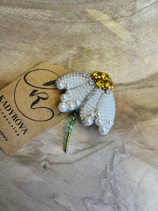 Brooch Chamomile mini