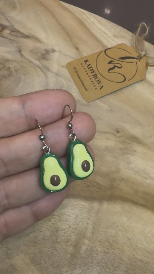 Avocado earrings